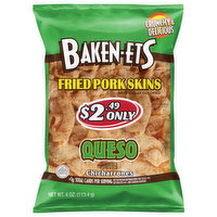 Baken-Ets Chicharrones, Queso Flavored - 4 Ounce