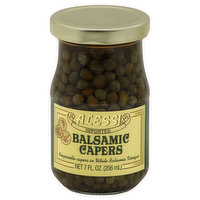 Alessi Capers, Balsamic - 7 Ounce 