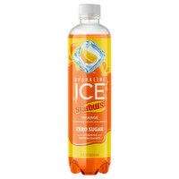 Sparkling Ice Sparkling Water, Zero Sugar, Orange Flavored - 17 Fluid ounce 