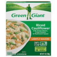 Green Giant Riced Cauliflower, Lightly Sauced - 7 Ounce 