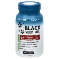 Health Logics Black Seed Oil, Soft Gels - 100 Each 
