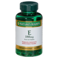 Nature's Bounty Vitamin E, 180 mg, Softgels
