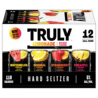 Truly Hard Seltzer, Lemonade, Mix Pack - 12 Each 