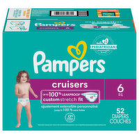 Pampers Diapers, Size 6 (35+ lb), Super Pack