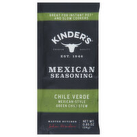 Kinder's Mexican Seasoning, Chile Verde - 0.85 Ounce 