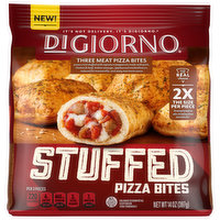 DiGiorno Pizza Bites, Stuffed, Three Meat - 14 Ounce
