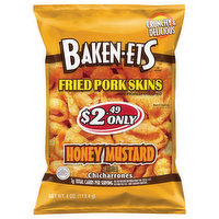 Baken-Ets Fried Pork Skins, Honey Mustard Flavored