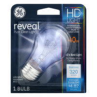 GE Light Bulb, HD+ Light, Radiant White, 40 Watts - 1 Each