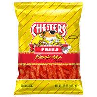 Chester's Corn Snacks, Flamin Hot Flavored, Fries - 3.62 Ounce 