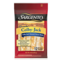 Sargento The great tastes of Colby and Monterey Jack come together to create a cheese snack with a sweet, mellow, on-the-go boost of flavor. - 12 Each