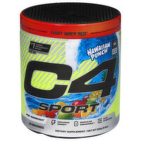 C4 Pre-Workout, Hawaiian Punch Fruit Juicy Red, Sport - 8.9 Ounce 