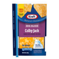 Kraft Big Slice Colby Jack Cheese Slices - 227 Gram 