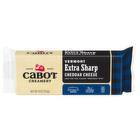 Cabot Creamery Cheese, Vermont, Extra Sharp Cheddar - 8 Ounce 