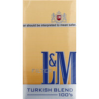 L M Cigarettes, Filter, Turkish Blend, 100's