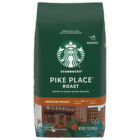 Starbucks Coffee, 100% Arabica, Medium Roast, Ground, Pike Place Roast - 12 Ounce 