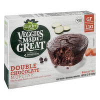 Veggies Made Great Muffins, Double Chocolate - 6 Each