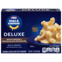 Kraft Macaroni & Cheese Sauce, with Seasonings, White Cheddar & Cracked Black Peppercorn - 11.9 Ounce 