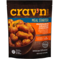 Crav'n Flavor Mandarin Orange Chicken Fully Cooked, Boneless, Tempura Chicken Breast Pieces In A Mandarin Orange Sauce Meal Starter