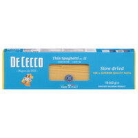 De Cecco Thin Spaghetti, No. 11, Slow Dried