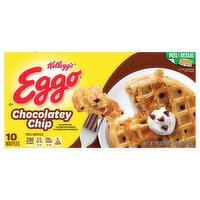 Eggo Waffles, Chocolatey Chip - 10 Each 