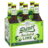 Shiner Beer, Sea Salt & Lime - 6 Each 