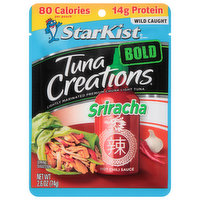 StarKist Light Tuna, Chunk, Premium, Sriracha, Bold - 2.6 Ounce 