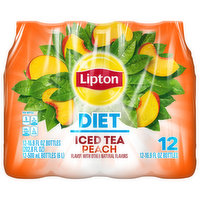 Lipton Iced Tea, Peach - 12 Each 