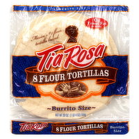 Tia Rosa Flour Tortillas, Burrito Size - 8 Each 