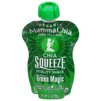 Mamma Chia Vitality Snack, Organic, Green Magic - 3.5 Ounce 