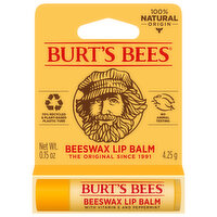 Burt's Bees Lip Balm, Beeswax - 0.15 Ounce 