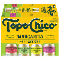 Topo Chico Hard Seltzer, Margarita, Variety Pack