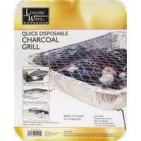 Leisure Ways Charcoal Grill, Quick Disposable - 1 Each 