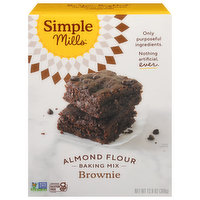 Simple Mills Baking Mix, Brownie, Almond Flour - 12.9 Ounce 