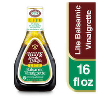 Ken's Steak House Dressing & Marinade, Balsamic Vinaigrette, Lite - 16 Fluid ounce 