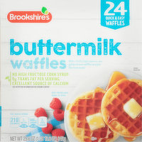 Brookshire's Waffles, Buttermilk - 24 Each 