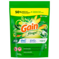 Gain Detergent, 3 in 1, Original, Pacs