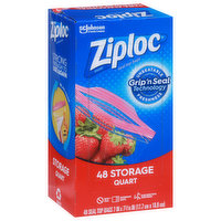 Ziploc Seal Top Bags, Storage, Quart « Discount Drug Mart