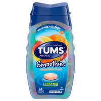 Tums Antacid, Extra Strength 750, Chewable Tablets, Assorted Fruits - 60 Each 