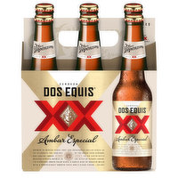 Dos Equis Beer, Ambar Especial - 6 Each 