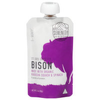 Serenity Kids Bison, Grass Fed, 6+ Months - 3.5 Ounce 