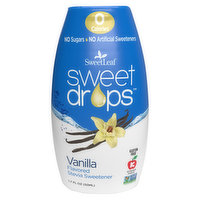 SweetLeaf Stevia Sweetener, Vanilla Flavored - 1.7 Fluid ounce 