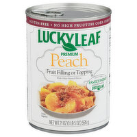 Lucky Leaf Fruit Filling or Topping, Premium, Peach