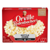 Orville Redenbacher's Popping Corn, Gourmet, Kettle Corn, Classic Bags - 6 Each 