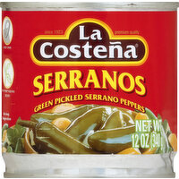 La Costena Serranos - 12 Ounce 