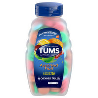 Tums Antacid, Extra Strength 750, Chewable Tablets, Assorted Fruit