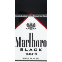 Marlboro Cigarettes, Black 100's, Special Blend