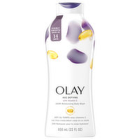 Olay Body Wash, Age Defying, Vitamin E - 650 Millilitre 