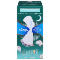 Always Pads, with Flexi-Wings, Overnight, Unscented, Size 4 - 20 Each 