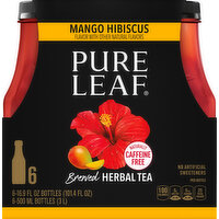 Pure Leaf Herbal Tea, Brewed, Mango Hibiscus - 6 Each 