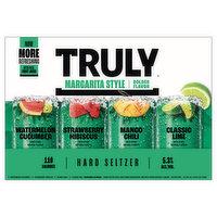 Truly Hard Seltzer, Margarita Style, Variety Pack - 12 Each